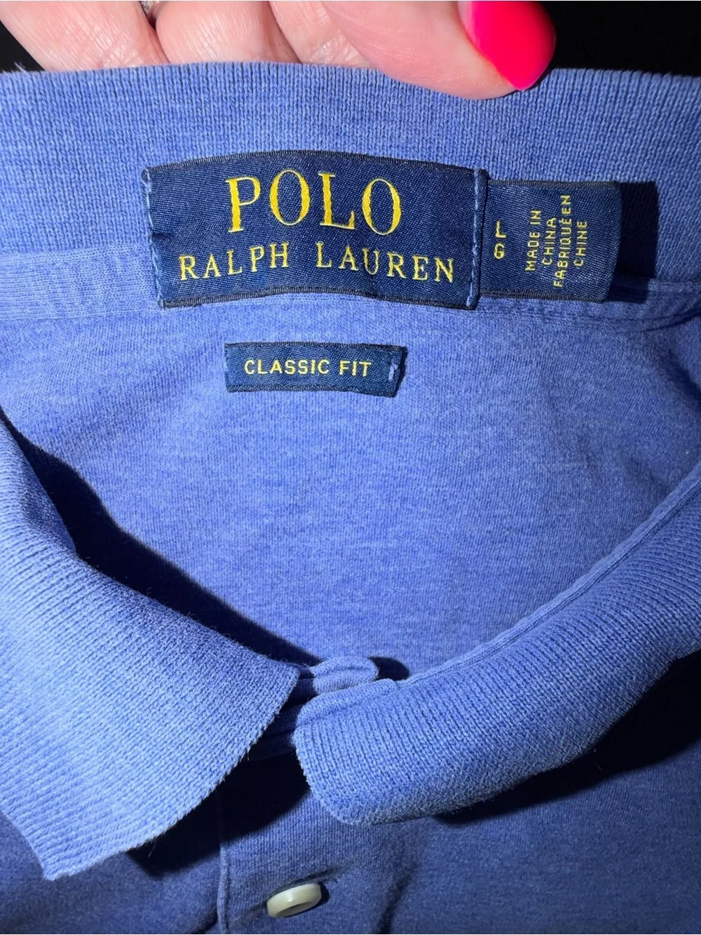 Ralph Lauren Polo Short-Sleeve Polo Shirt classic fit size Large